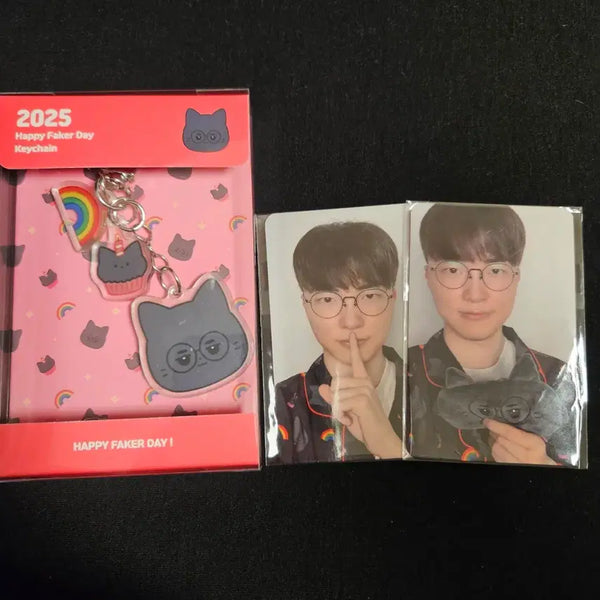 [BUNJANG] T1 Faker Birthday Keyring (Includes 2 Photocards) - Sealed / [미개봉] T1 페이커 생일 키링 (포토카드 2장 포함)