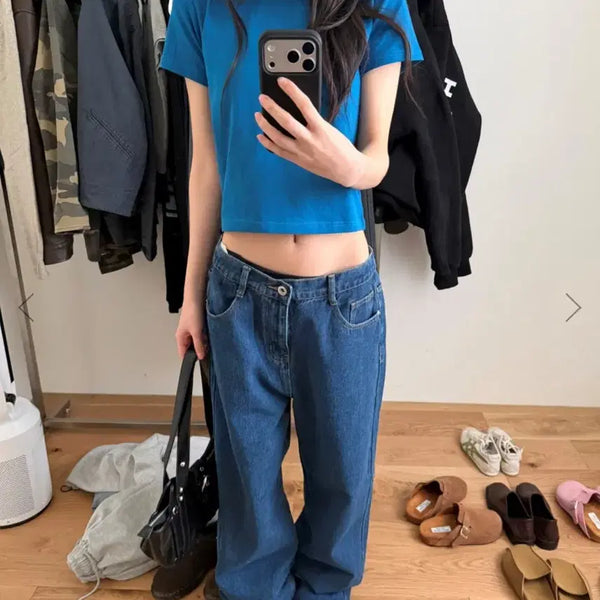[BUNJANG] Archive-Style Women's Denim Pants / 아카이브류 바지