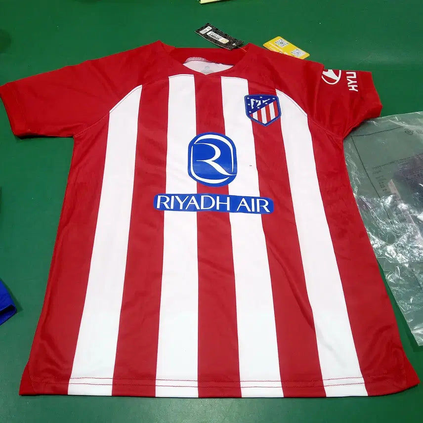 [BUNJANG] 23-24 Atletico Madrid Replica Jersey Set - Griezmann #7 / 축구 유니폼 23-24 AT 마드리드 레플리카 7 그리즈만 상하의 세트