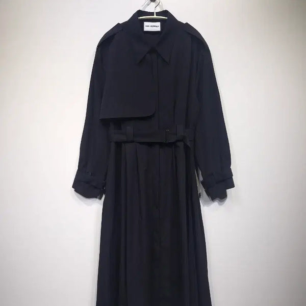 [BUNJANG] Karl Lagerfeld 2023 Trench Coat Dress / [새상품]KARL LAGERFELD 칼라거펠트 23년 트렌치 코트 원피스