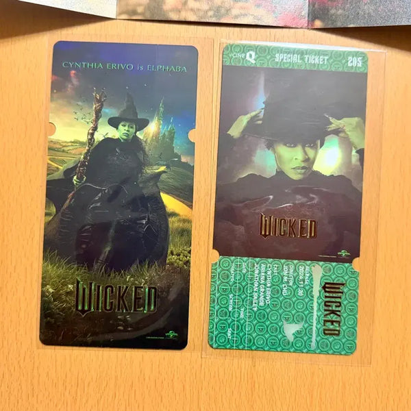 [BUNJANG] Wicked Special Ticket + Welcome Kit Envelope / <위키드1> 스페셜티켓+윌컴키트봉투