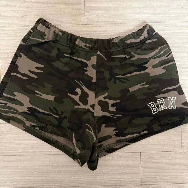 [BUNJANG] Born to Win Camo Sweat Shorts / 새상품 본투윈 카모 반바지 W BRN SWEAT SHORTS CAMO