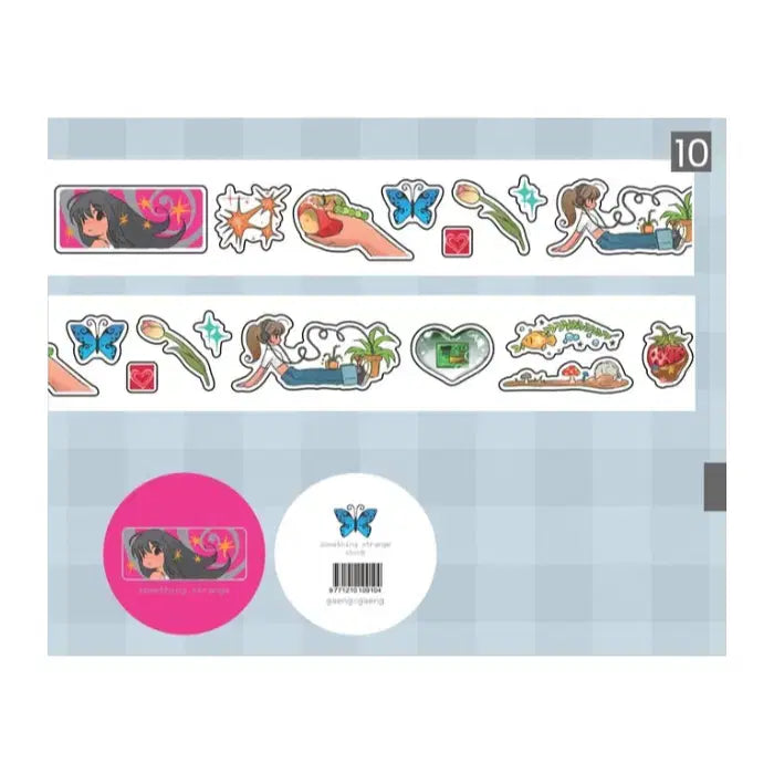 [BUNJANG] Gang Gang Mysterious Kiss Cut Sticker / 갱갱 무언가 이상한 키스컷