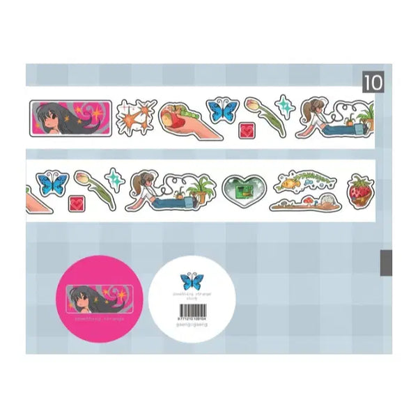 [BUNJANG] Gang Gang Mysterious Kiss Cut Sticker / 갱갱 무언가 이상한 키스컷
