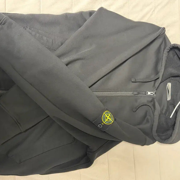 [BUNJANG] Stone Island Hooded Zip-Up Sweatshirt (M) / 스톤아일랜드 후드집업 M