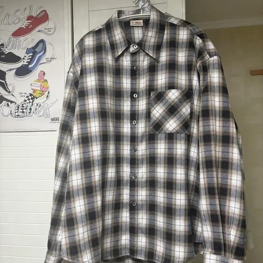 [BUNJANG] Naughty Savage Checkered Shirt / 너티새비지 체크셔츠(2)