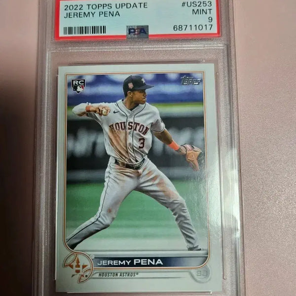 [BUNJANG] Jeremy Peña 2022 Topps Rookie Card PSA 9 Graded / 휴스턴)제레미 페냐 PSA 9등급 2022 탑스 루키 카드