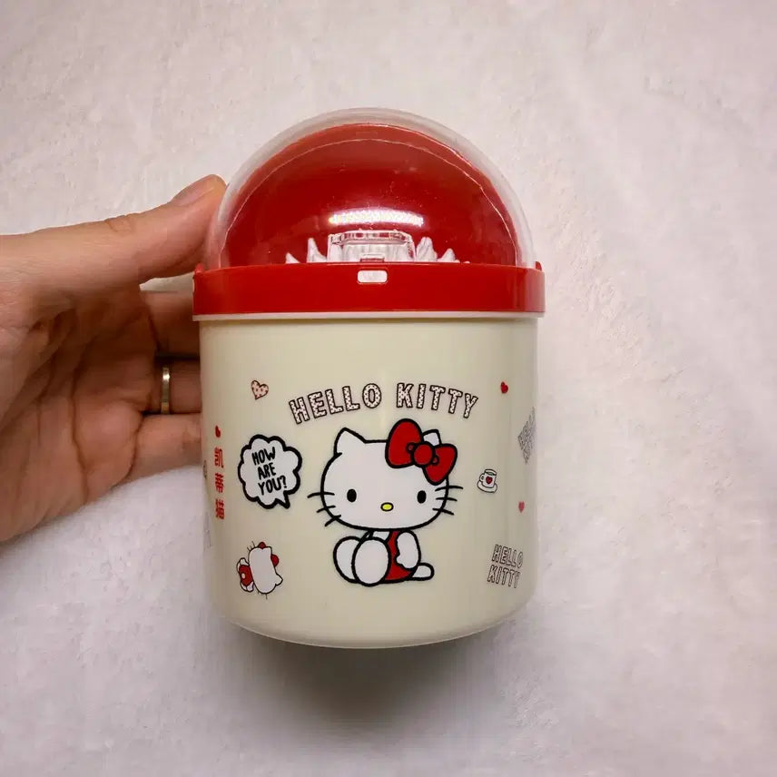 [BUNJANG] Sanrio Hello Kitty Cotton Swab Case / 산리오 헬로키티 면봉통