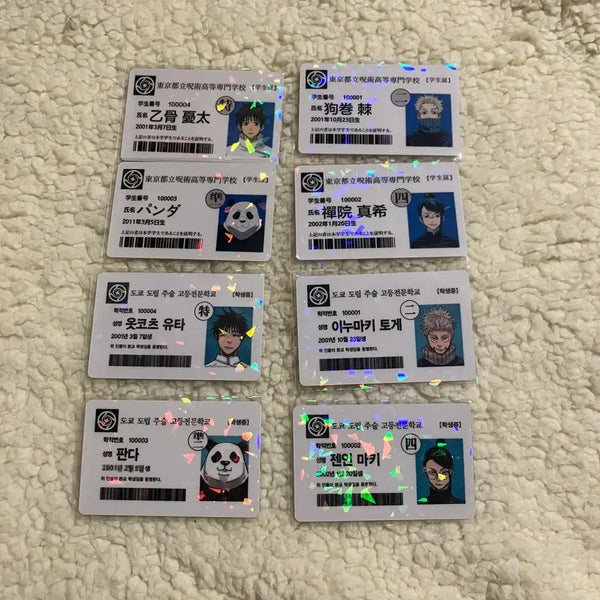 [BUNJANG] Jujutsu Kaisen Student ID Set / 주술회전 학생증