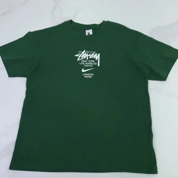 [BUNJANG] Stussy x Nike International Collaboration T-Shirt / 스투시 x 나이키 콜라보 International T-Shirt 100L