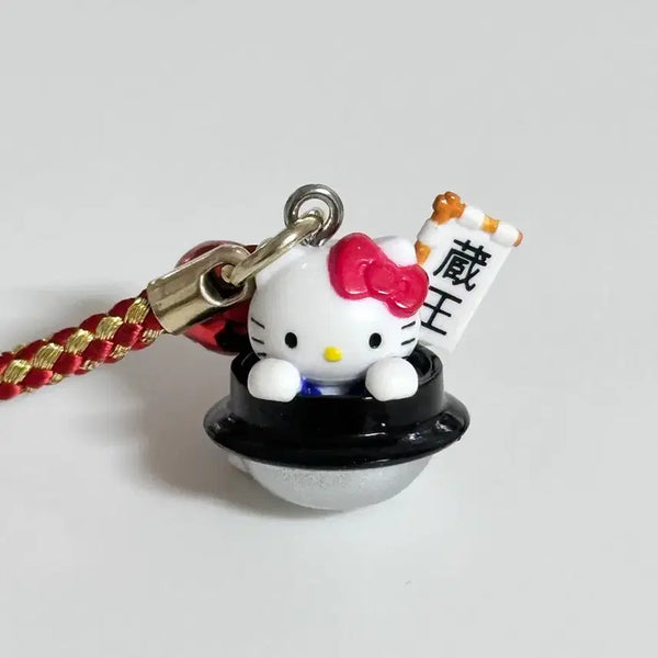 [BUNJANG] Hello Kitty Classic Kitty Dolsot Strap Keychain / 헬로키티 고전키티 돌솥 지역한정 스트랩 키링