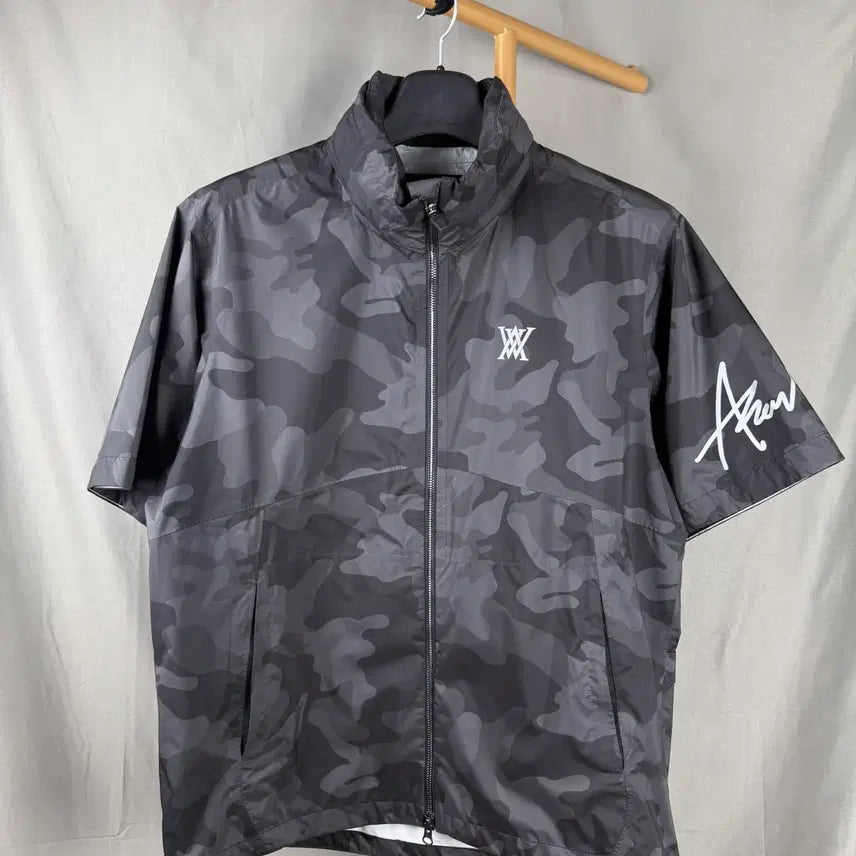 [BUNJANG] Anew Golf Men's Camouflage Rain Anorak (Size L) / L ) 22SS 어뉴 골프 남성 카모플라쥬 레인 아노락