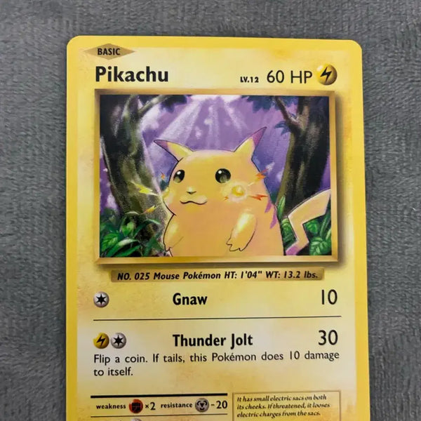 [BUNJANG] Pokemon 20th Anniversary North American Edition Pikachu Card / 포켓몬 카드 20주년 북미판 피카츄