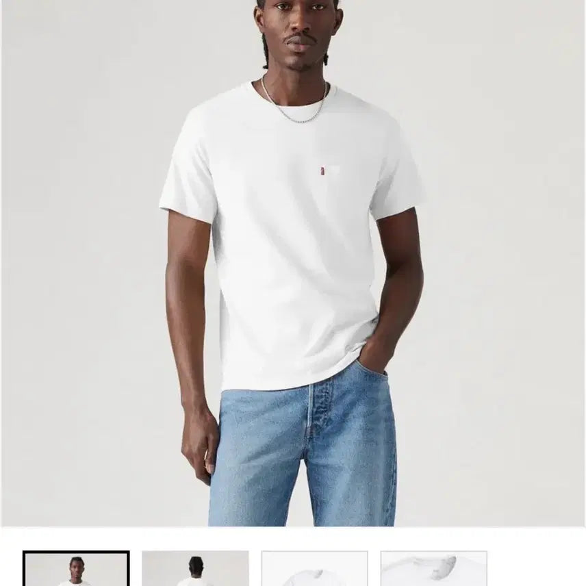 [BUNJANG] Levi's Cotton Pocket T-Shirt L (100) / 리바이스 코튼포켓티 L 100