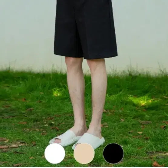 [BUNJANG] Signature Wide Short Pants / 시그니처 와이드 쇼트 팬츠 반바지 S 28-29