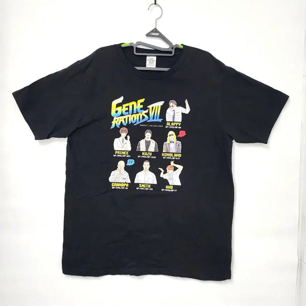 [BUNJANG] GENERATIONS from EXILE TRIBE VII Concert Limited Edition Black T-Shirt (Sano Reo Design) / 일본그룹 GENERATIONS VII 콘서트 한정판 블랙 티셔츠 100