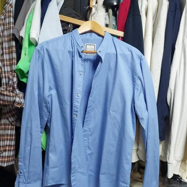 [BUNJANG] WooYoungMi Sky Blue Shirt / 우영미 스카이블루 셔츠 실측 정핏100