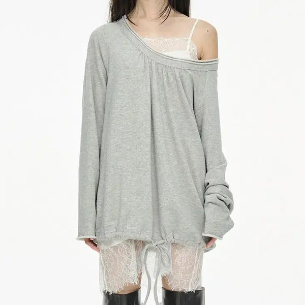[BUNJANG] CERIC Round Hem String Top / CERIC 세릭 라운드 헴 스트링 탑 round hem string