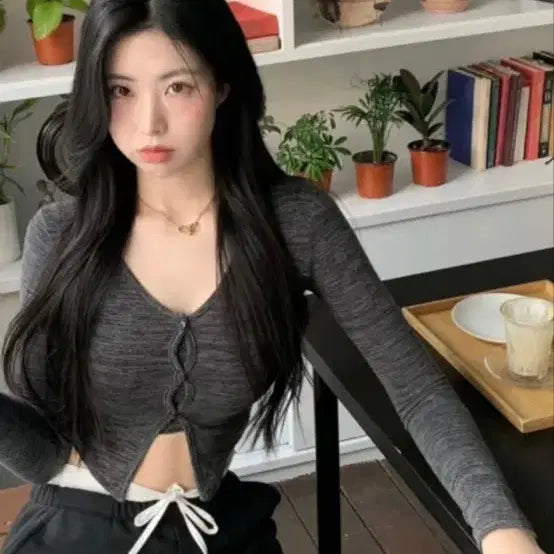 [BUNJANG] Le Moment Custom Top Cardigan Set / 르모멘트 제작 탑 가디건 세트