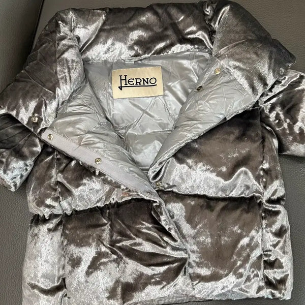 [BUNJANG] HERNO Metallic Velvet Jacket / <특가세일!!!>정품 HERNO 에르노 메탈릭 벨벳 자켓