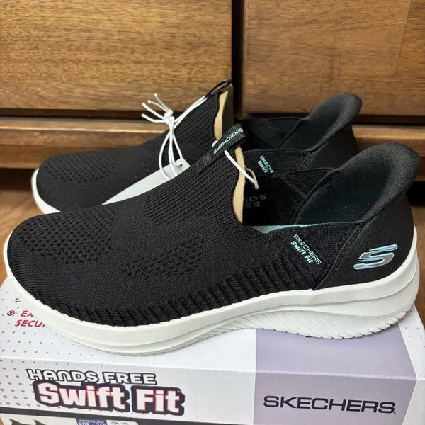 [BUNJANG] Skechers Swift Fit Black Women's Shoes Size 230 / 스케쳐스 스위프트핏 블랙 여성 230