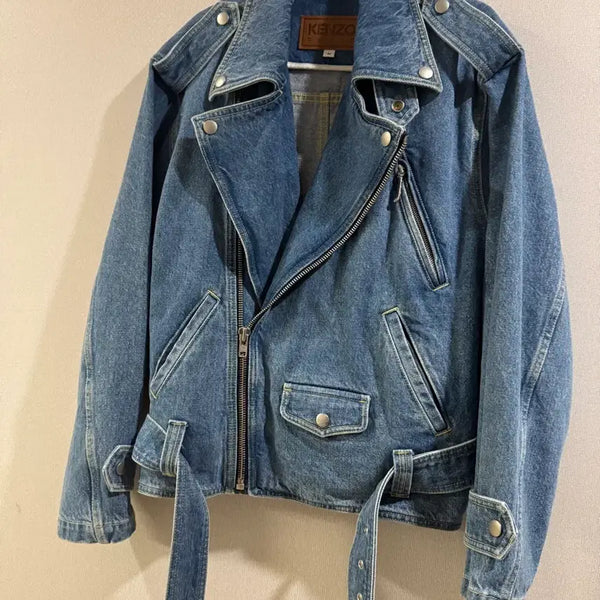 [BUNJANG] Kenzo Denim Rider Jacket / 겐조 데님 라이더 자켓 M