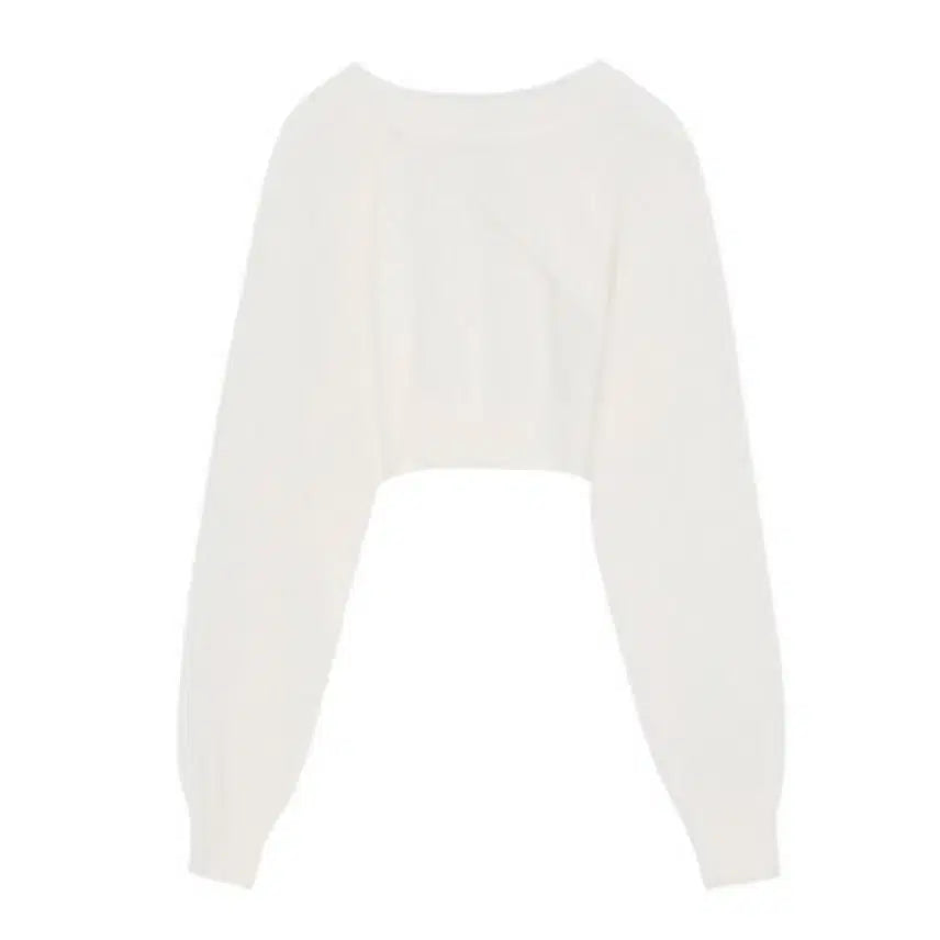 [BUNJANG] YUSE New Summer Linen Unbalance Bolero Knit Top / 유즈 뉴 썸머 린넨 언발란스 볼레로 니트 탑
