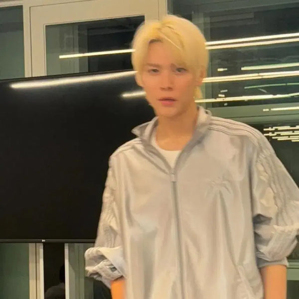 [BUNJANG] Adidas Oversized Firebird Light Onyx Jersey (Worn by RIIZE Eunseok) / [라이즈 은석 착용] 아디다스 오버사이즈 파이어버드 라이트 오닉스 져지
