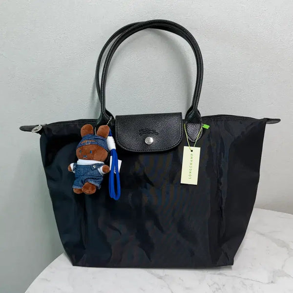 [BUNJANG] Longchamp Le Pliage Large Tote Bag Black / [새상품] 롱샴 르 플리아쥬 라지 블랙 토트백