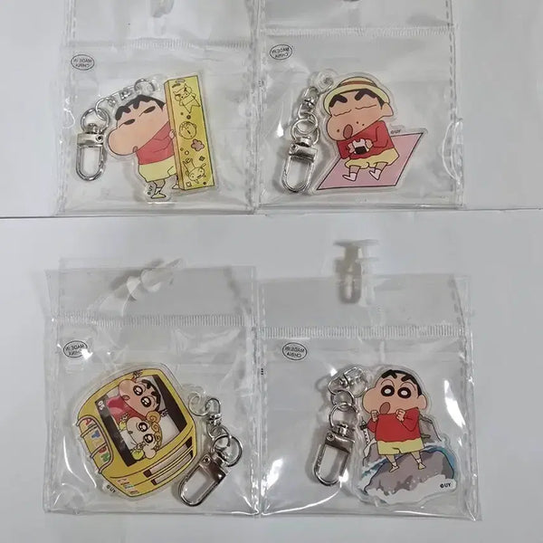 [BUNJANG] Crayon Shin-chan 2025 Limited Edition Special Goods Keyring Set / 짱구는 못말려 2025지역팝업 특전키링