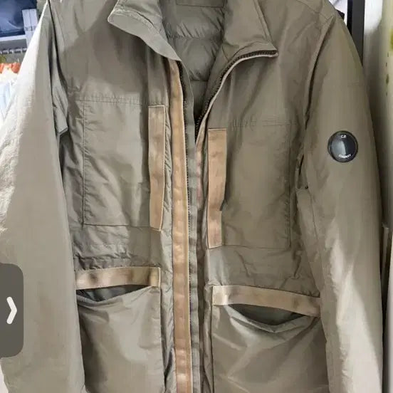 [BUNJANG] CP Company Micro M Padded Jacket Khaki / CP컴퍼니 카키색 패딩 자켓