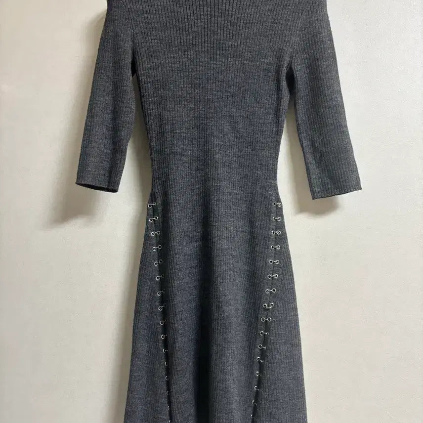 [BUNJANG] Maje Knit Dress with Ring Detail / 마쥬 원피스