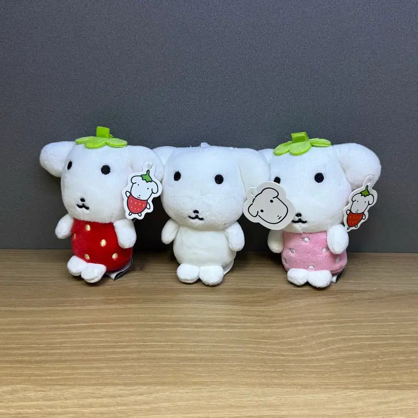 [BUNJANG] Ganadi Naan-ah Strawberry Doll Keychain Bundle Set / 일괄) 가나디 나안아 딸기 인형 키링