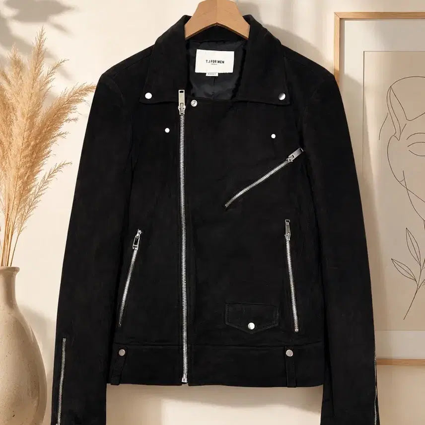 [BUNJANG] Women's Suede Rider Jacket / 여성 스웨이드 라이더 자켓 445566사이즈 정도