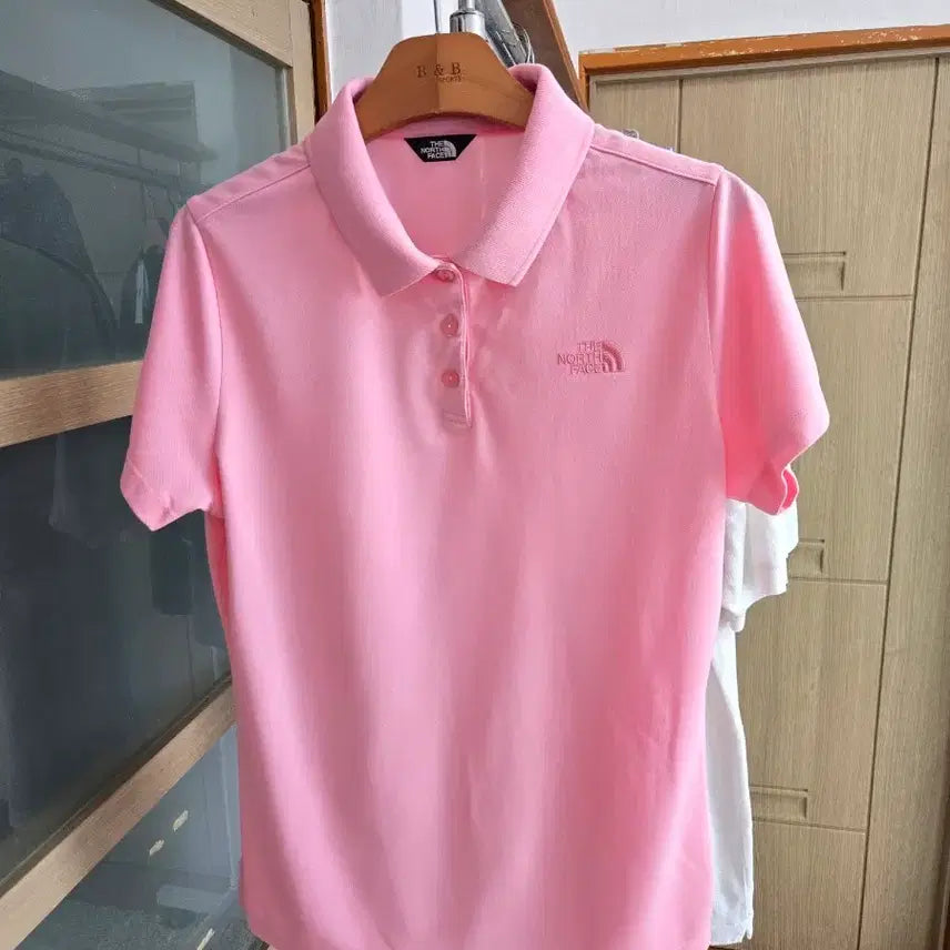 [BUNJANG] The North Face Women's Coolmax Collar Short Sleeve T-Shirt (Mint Condition) / 여성95 L  노스페이스 쿨맥스 카라 반팔티(새상품급)
