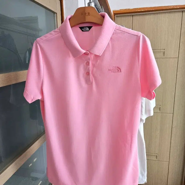 [BUNJANG] The North Face Women's Coolmax Collar Short Sleeve T-Shirt (Mint Condition) / 여성95 L  노스페이스 쿨맥스 카라 반팔티(새상품급)