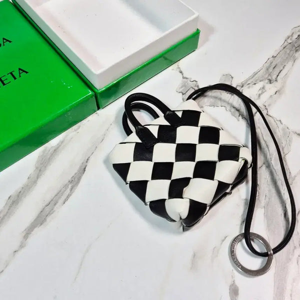 [BUNJANG] Bottega Veneta Intrecciato Leather Keyring Bag Charm / (정품) 보테가베네타 인트레치아토 가죽 키링 백참 키체인
