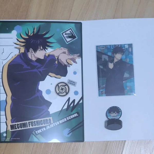 [BUNJANG] Jujutsu Kaisen Megumi Clear Poster & Paper Goods Bundle / 주술회전 메구미 클리어 포스터 클리어 지류 일괄