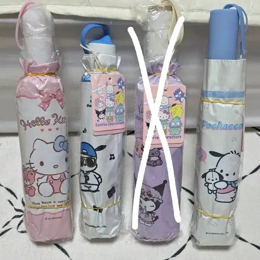 [BUNJANG] Sanrio Characters Umbrella Kitty/Kuromi/Pochacco / 산리오 캐릭터 양우산 키티/쿠로미/포차코 새상품
