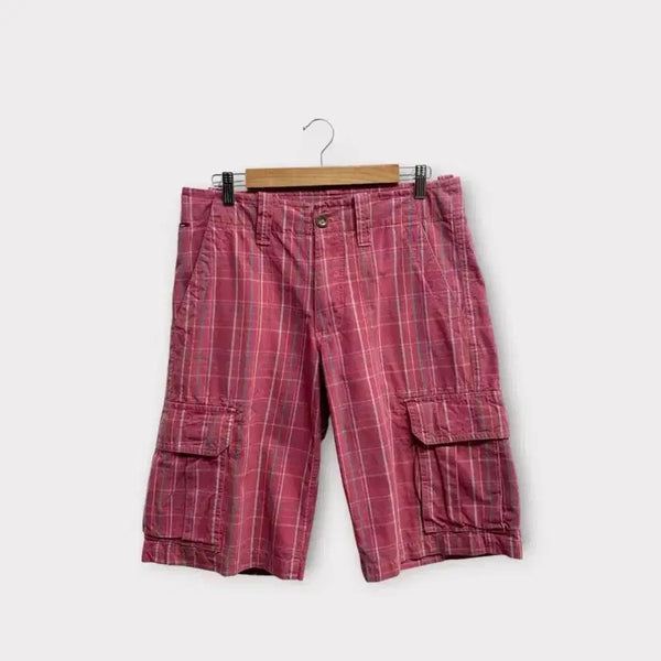 [BUNJANG] Tommy Hilfiger Plaid Cargo Shorts Size 76 (M) / 타미힐피거 체크 카고 반바지-76사이즈 M