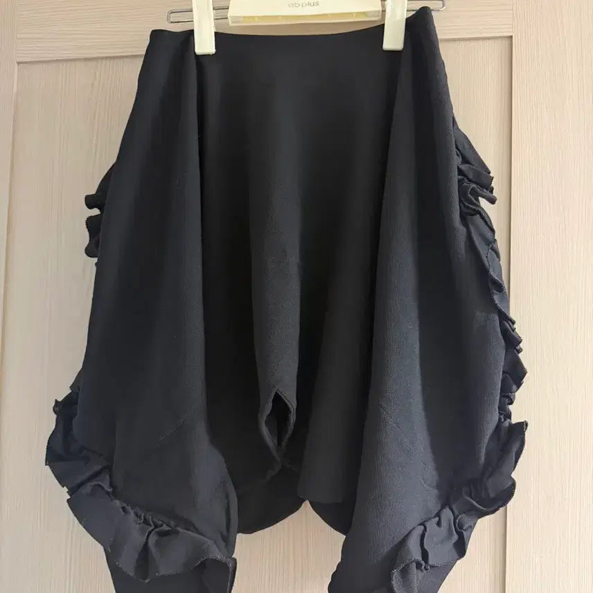 [BUNJANG] Comme des Garçons Poly Skirt with Side Frills / 꼼데가르송 사이드 프릴 폴리 스커트
