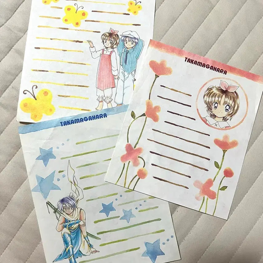 [BUNJANG] Vintage Stationery Set: Memo Pad, Postcards, Letter Paper / 고전문구 고전메모지 고전엽서 고전편지지