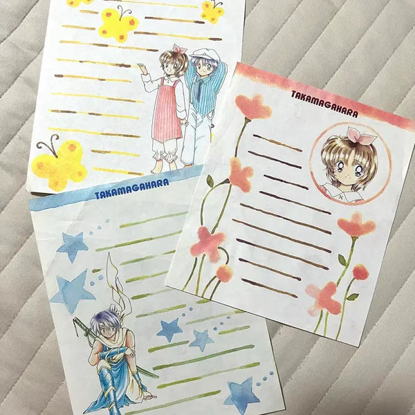 [BUNJANG] Vintage Stationery Set: Memo Pad, Postcards, Letter Paper / 고전문구 고전메모지 고전엽서 고전편지지
