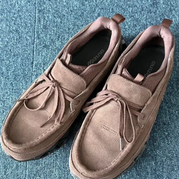 [BUNJANG] Mizuno Profacy MOK 300 Suede Sneakers / 미즈노 프로페시 목 300