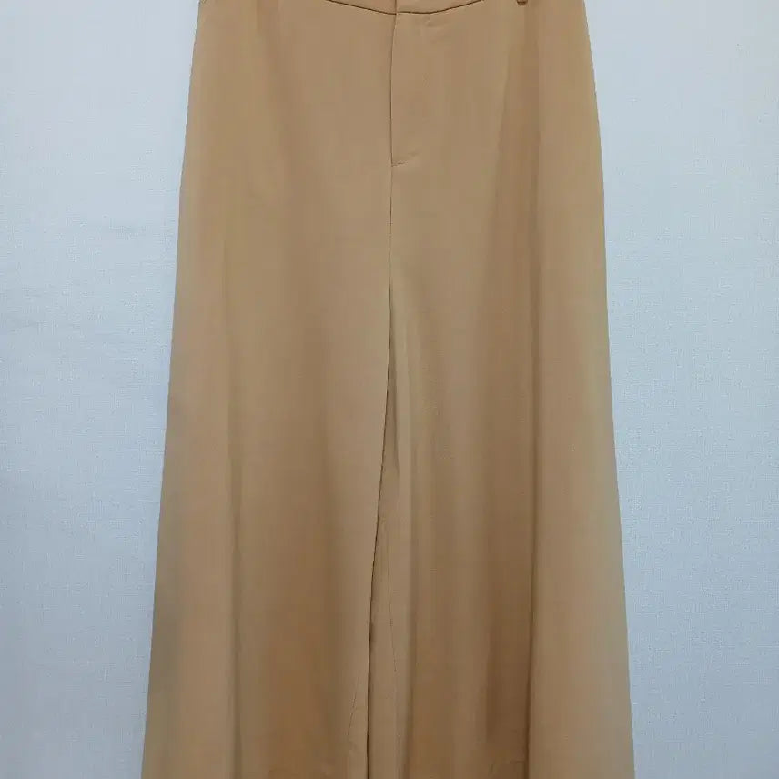 [BUNJANG] Lacoste Beige Wide Culottes Pants / 라코스테 베이지색 와이드 큐롯팬츠
