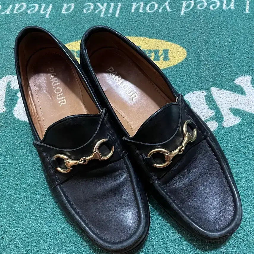 [BUNJANG] Palou Black Calf Horsebit Loafers / 팔루 블랙 카프 홀스핏 로퍼 42