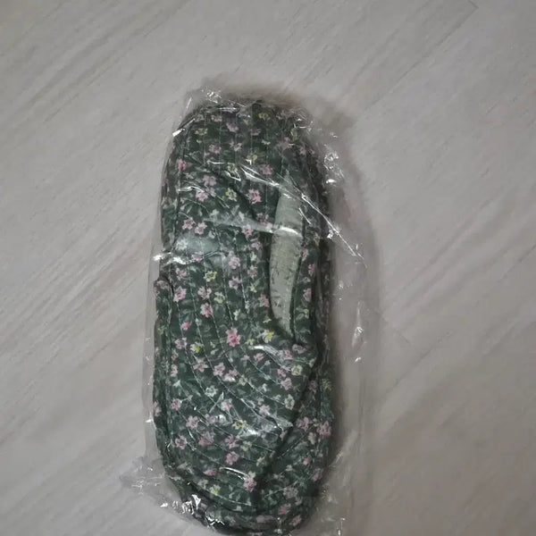 [BUNJANG] Lightweight Floral Quilted Slippers / [새상품]꽃무늬 퀼팅 가벼운 실내화 덧신