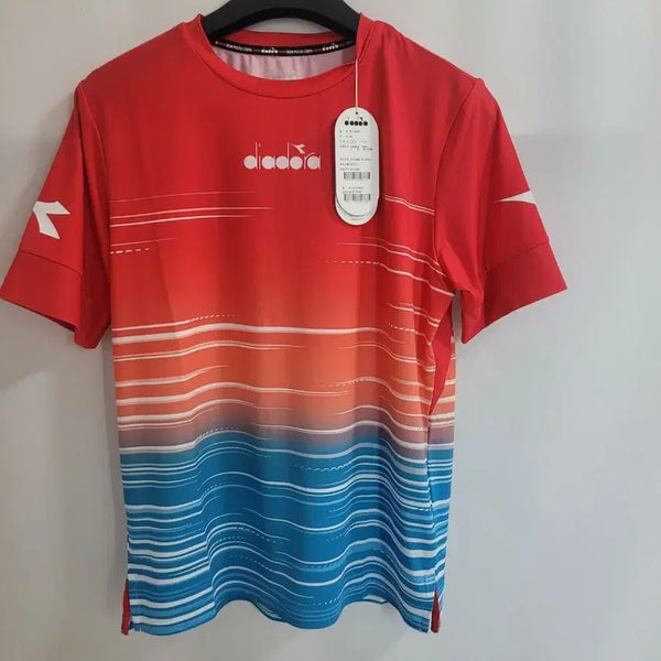 [BUNJANG] Diadora Men's Functional Tennis T-Shirt / 새상품)디아도라 남성 기능성 테니스반팔티 M,L