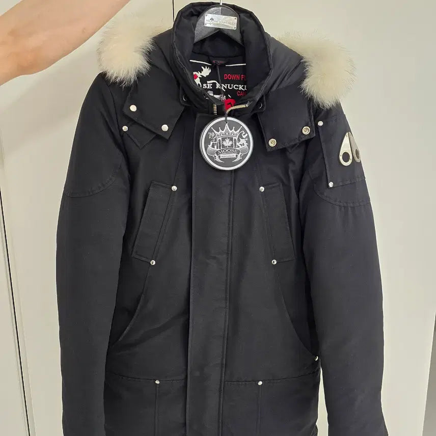 [BUNJANG] Moose Knuckles Men's Long Padded Jacket Black / [정품]무스너클 롱패딩 남성패딩 블랙
