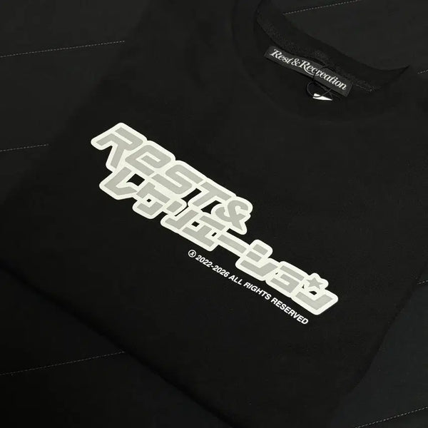 [BUNJANG] Rest and Recreation Long Sleeve T-Shirt Free Size / 레스트앤레크레이션 긴팔티 롱슬리브 FREE size